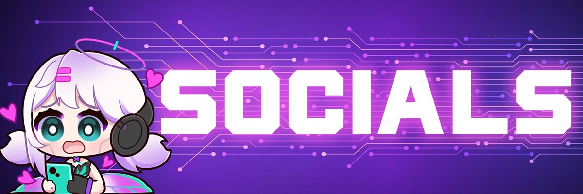 Socials banner