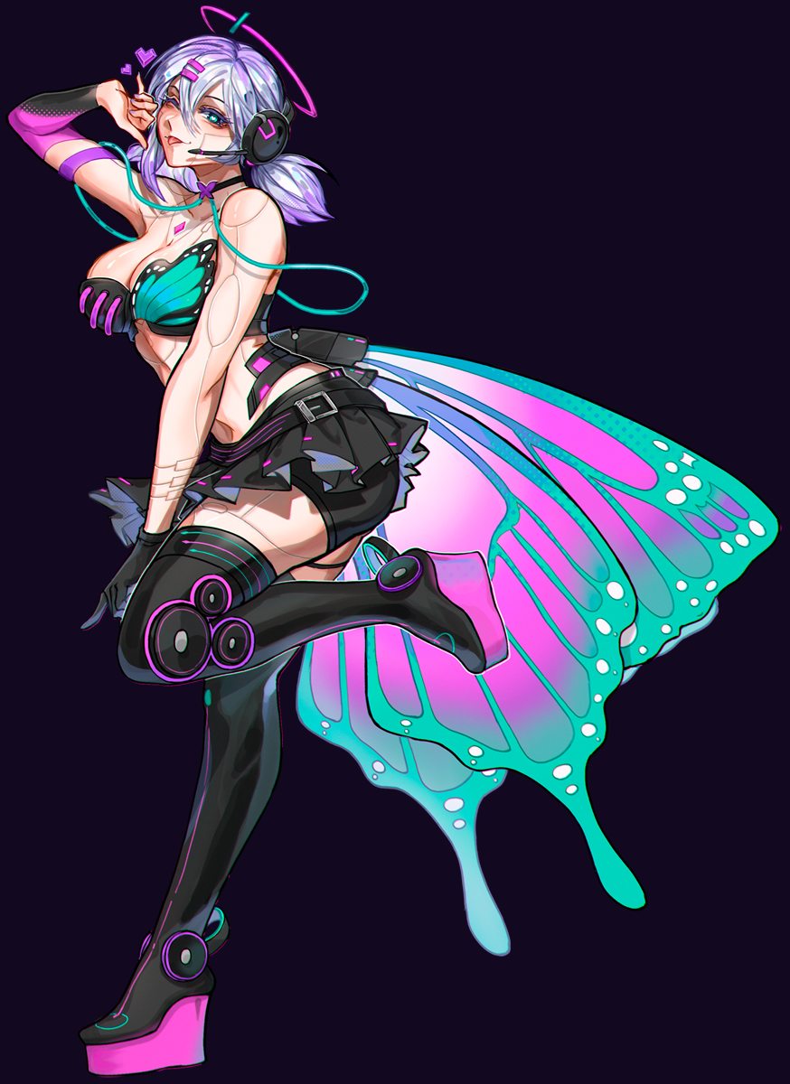 Ender full body with one wing, by AriaLavie